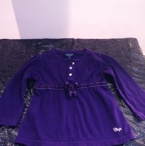 Chaps Purple Long Sleeve w/ Bow Size for 18month